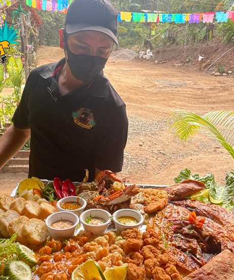 Traditional Mexican food at Rancho Mi Abuelo